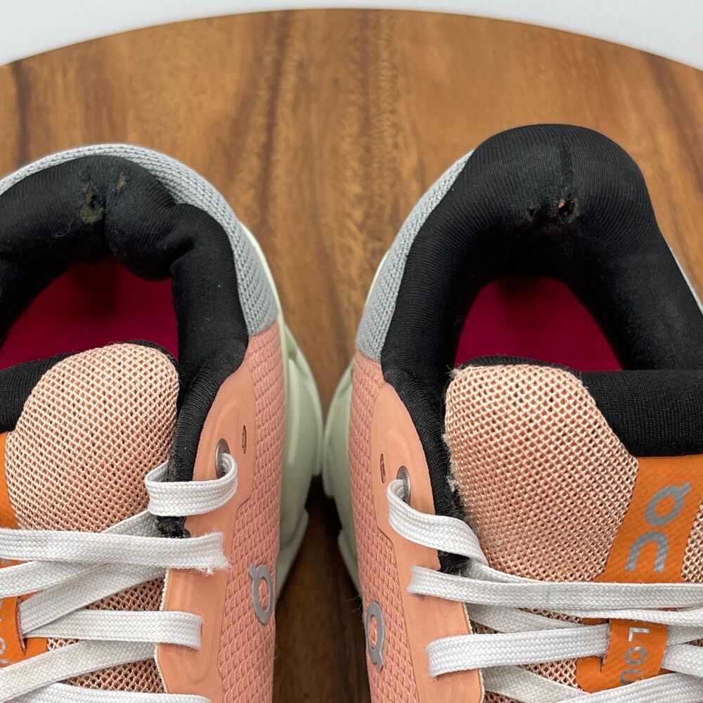 On Cloudflyer 4 Shoes Women Size 9.5 Peach Running Comfort Walking Gym Sneakers - Picture 2 of 11